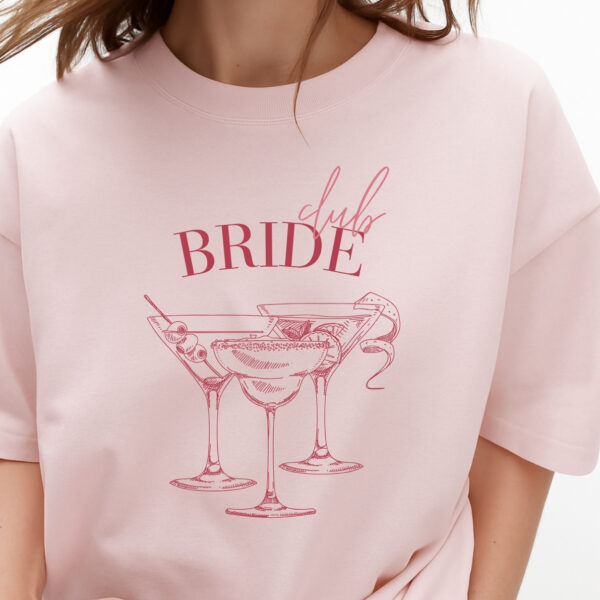 tričko na rozlučku se svobodou bride club růžové