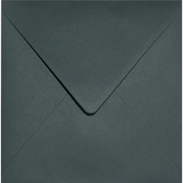 Čtvercová obálka 15,3 x 15,3 cm (tmavě zelená)