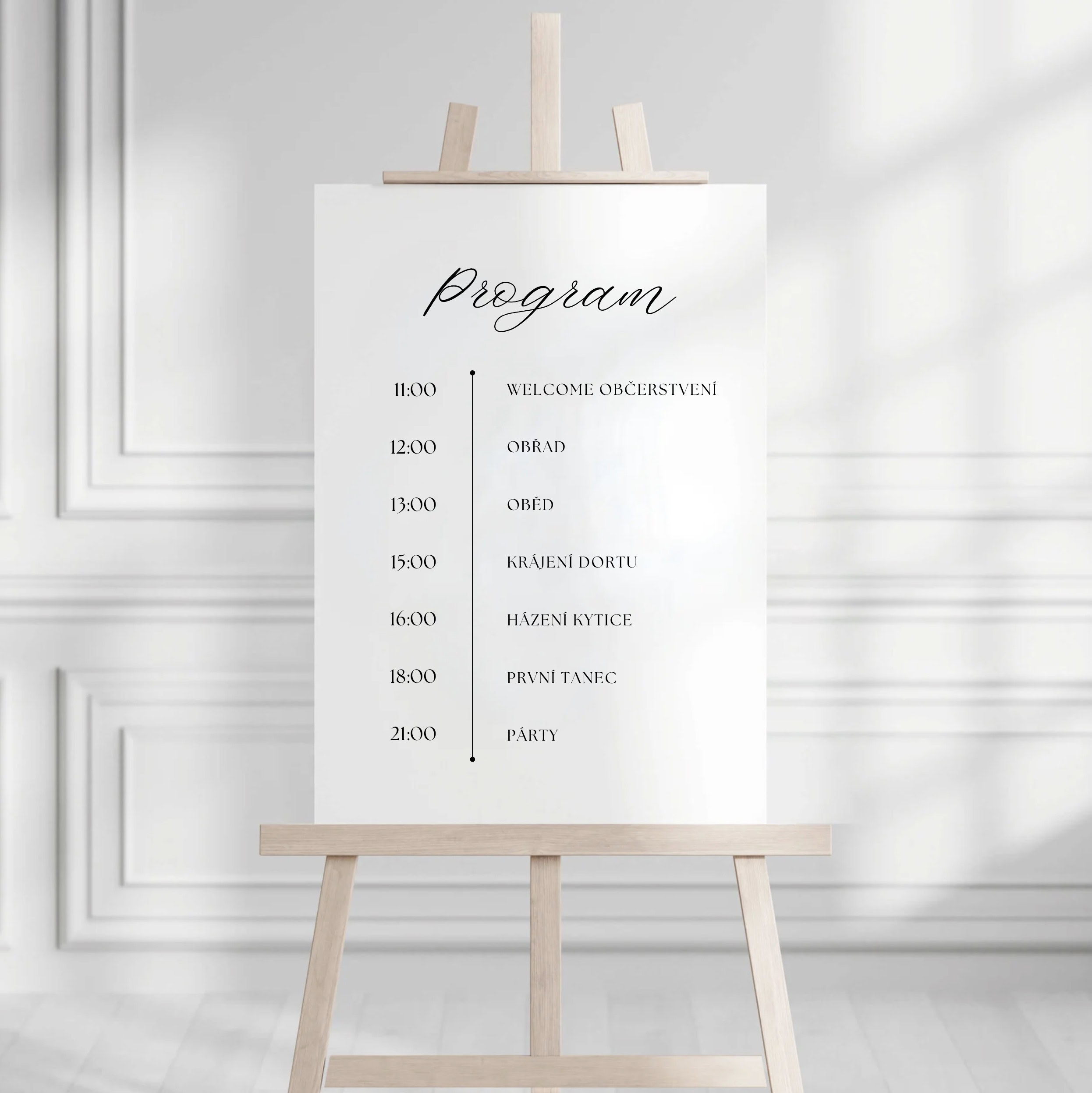 program tabule svatební valeria